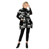 Modern Black & White Check Tunic Vest - 7562V