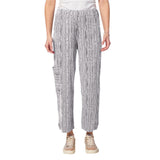 Striped Cotton Slub J Pocket Pant - 65127