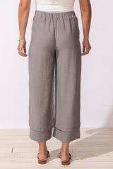 Solid Double Layer Flood Pant - 65841