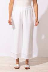 Solid Double Layer Flood Pant - 65841