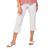 Textured Peruvian Cotton On The Go Capri - 60005