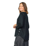 Linen Solid Pocket Tunic- 41522 - Size XS Only!