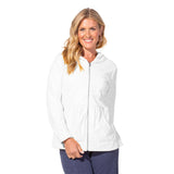 Ruched Pocket Hoodie in White - 30118-WHT - Size XXL Only!