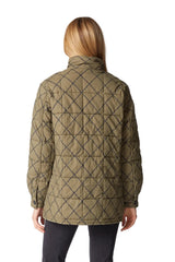 Diamond Print Cotton Quilt Jacket - 70757
