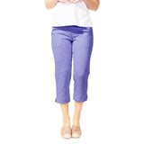 Textured Peruvian Cotton On The Go Capri - 60005