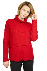 Soft Sedona Knit Sweater in Chili Red - 740775