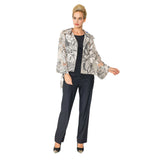 Sheer Floral Hi-Low Jacket - 6154J