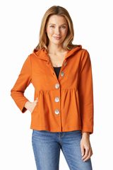 Shirred Hoodie - 31525