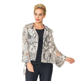 Sheer Floral Hi-Low Jacket - 6154J