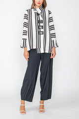 Just In! Modern Fluid Drape Pant in Black - 3869P