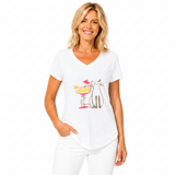 Cat & Cocktail Lover Tee - 41800