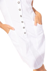 Sun Washed Cotton On Deck Dress - 82600 - Size M Fog Only