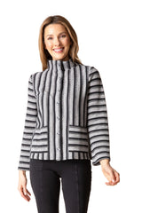 Habitat Between The Lines Line Up Cardigan - WINTER WHITE - image 1