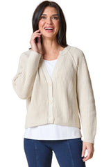 Fireside Shaker Stitch Cardigan - 83481