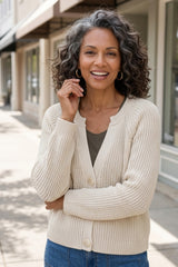 Fireside Shaker Stitch Cardigan - 83481