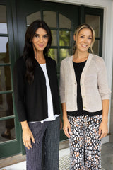 Coastal Crochet V-Neck Cardigan - 84017