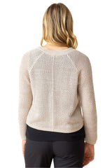 Coastal Crochet V-Neck Cardigan - 84017