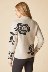 Habitat Floral Foliage Pullover - DOVE - image 3
