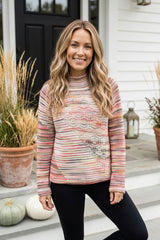 Highland Hues Mixed Stitch Pullover - 88829