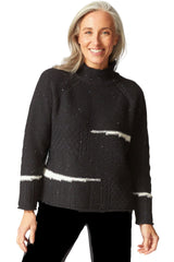 Mixed Stitch Cable-Knit Pullover - 89101