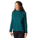 Harvest Tweed Zip Neck Sweater - 89108