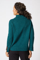 Harvest Tweed Zip Neck Sweater - 89108