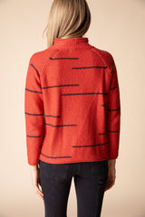 Habitat Harvest Tweed Funnel Neck Pullover - SIENNA - image 3