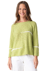 Habitat Spring Boatneck Pullover in Leaf - 89602-LF - Size L