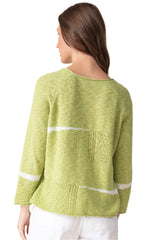 Habitat Spring Boatneck Pullover in Leaf - 89602-LF - Size L