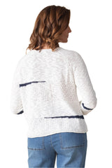 Habitat Spring Boatneck Pullover in White - 89602-WT