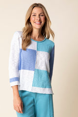 Yin Yang Patchwork Pullover - 89614