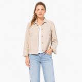 Cotton Beach Jacket in Khaki - 43346-KHK