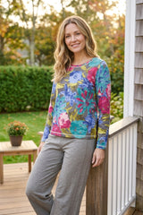 Botanical Blooms Perfect Tee — multi