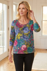 Botanical Blooms Perfect Tee — multi