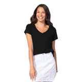 Peruvian Cotton V-Neck Tee - 10000