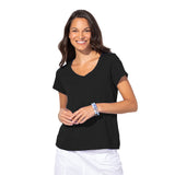 Peruvian Cotton V-Neck Tee - 10000