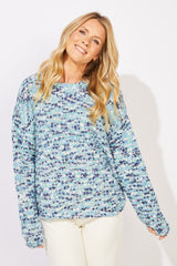 Speckled Eclipse Cozy Pullover Sweater - 94001