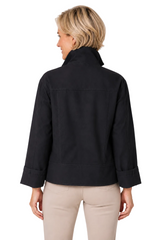 Cargo Jacket in Black- 12251
