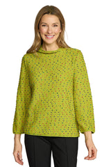 Fleck Funnel Neck by Olivia by Habitat in Pear
