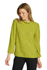 Fleck Funnel Neck by Olivia by Habitat in Pear