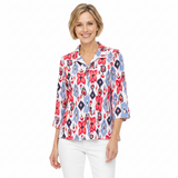 Geometric Print Swing Shirt - 40938 - Size S Only!