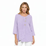 Mineral Wash Cotton Tunic in Lavender - CG102-LAV