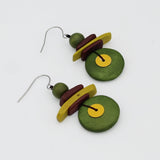 Assuta Olive Drop Earrings