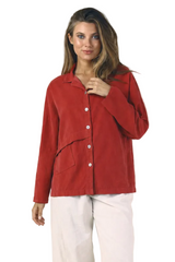 Soft Baby Cord Cotton Shirt/Jacket in Rose - C47028