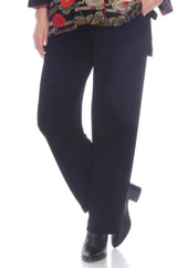 Textured Pull-On Pant in Black - CM9-BLK