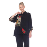 Floral Asian Garden Print Jacket - CM65-AG