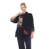 Floral Asian Garden Print Jacket - CM65-AG