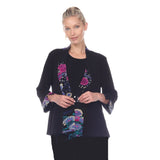 Midnight Blossom Jacket in Purple/Multi - CM71