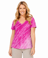 Mystic Dyed V-Neck Tee - 13700