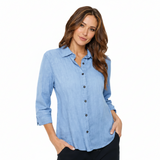 Textured Stretch Cotton Jacquard Shirt - JT101